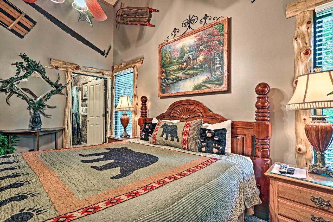 Eclectic Cabin With Hot Tub 1 Mi To Ober גטלינבורג מראה חיצוני תמונה